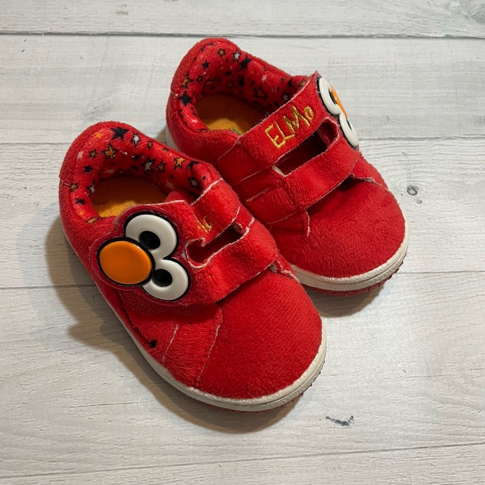 Sesame Street baby toddler Elmo sneakers‎ size 4